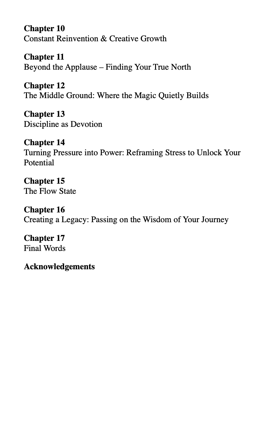 The Performer’s Alchemy: Unlocking Your Inner Power and Potential on and off Stage