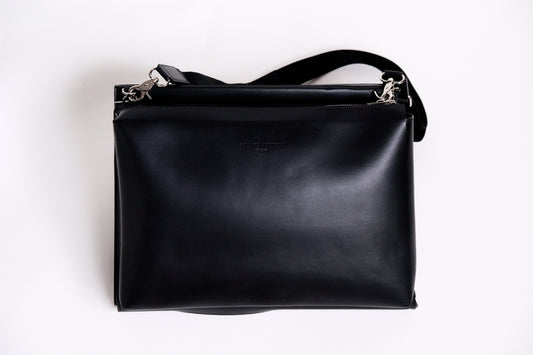 Signature Music Bag - Patent Noir