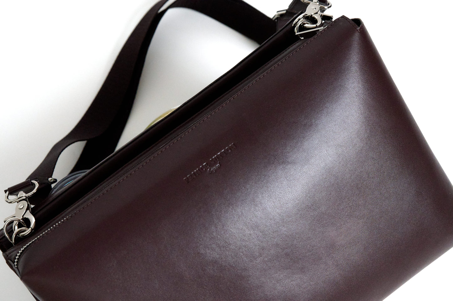 Signature Music Bag - Patent Chocolate